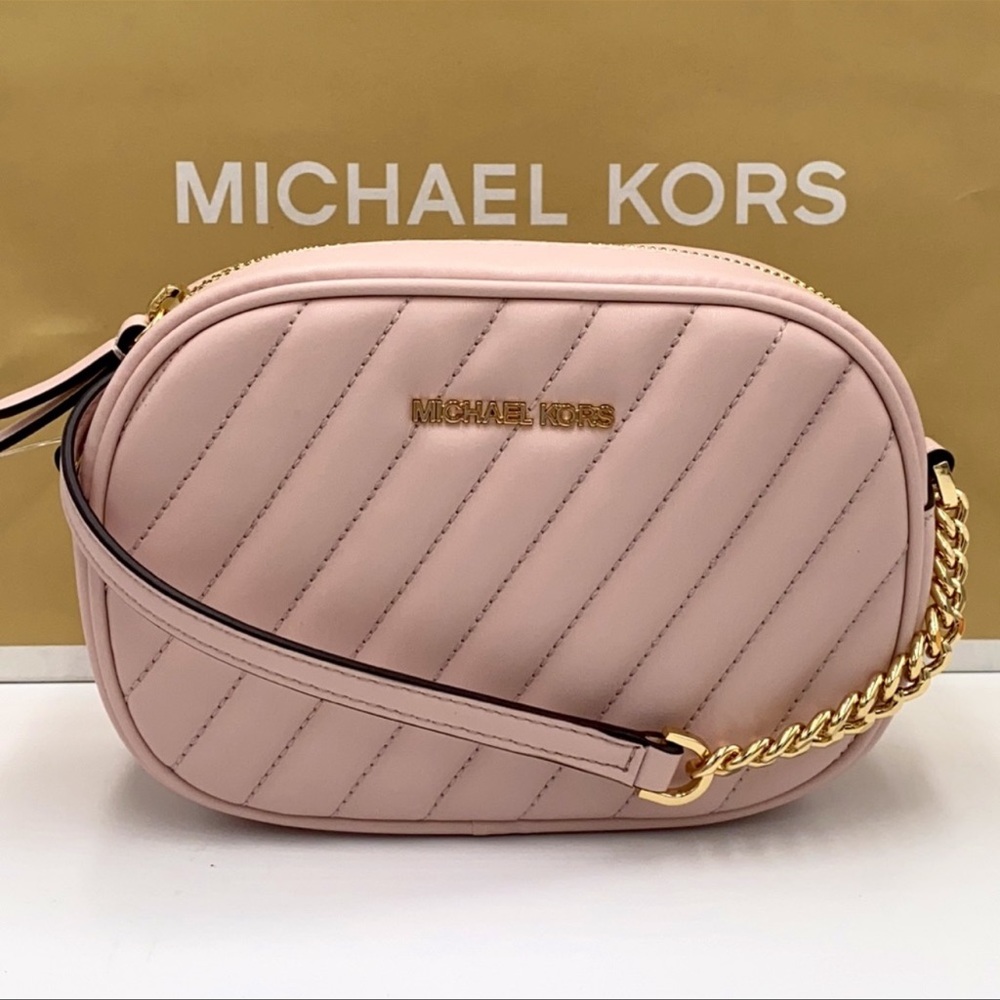 MICHAEL KORS ROSE SM OVAL CAMERA XBODY POWDER BLS - Picture 3 of 16